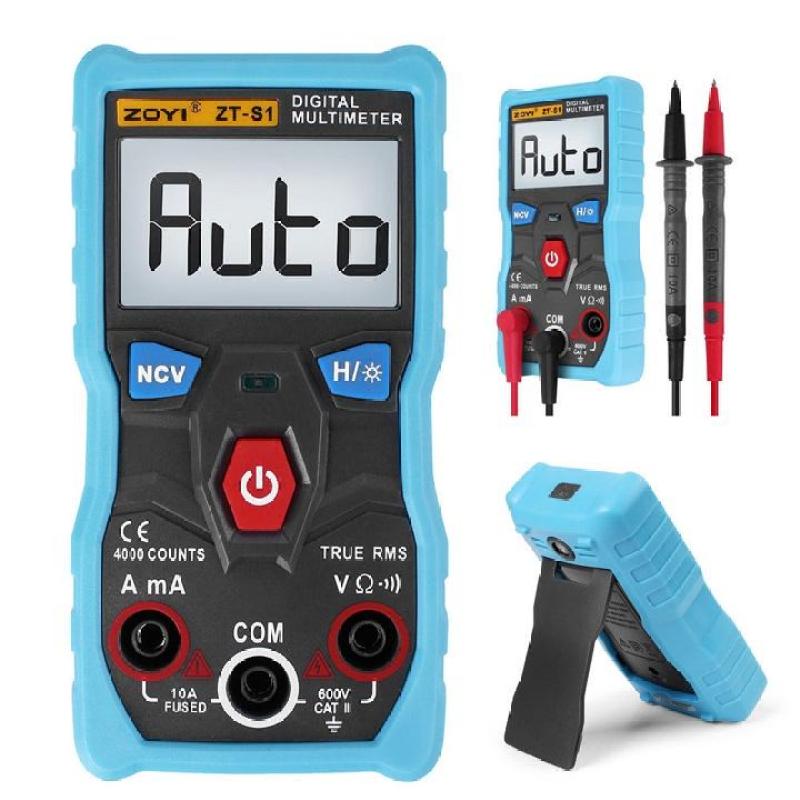 Bảng giá Đồng hồ vạn năng kỹ thuật số, đồng hồ đo điện AC-DC Digital multimeter ZOYI ZT-S1 Có đèn nền LCD, có đèn LED -ABG shop